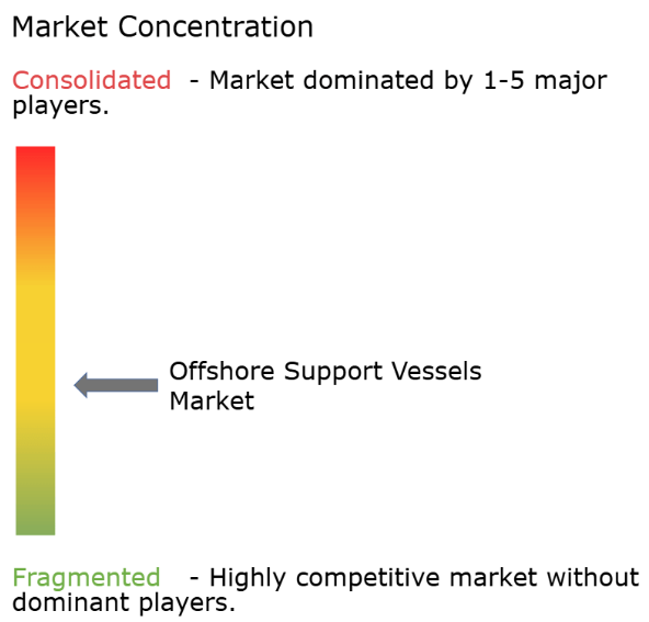 Offshore Support Vessels Market Concentration
